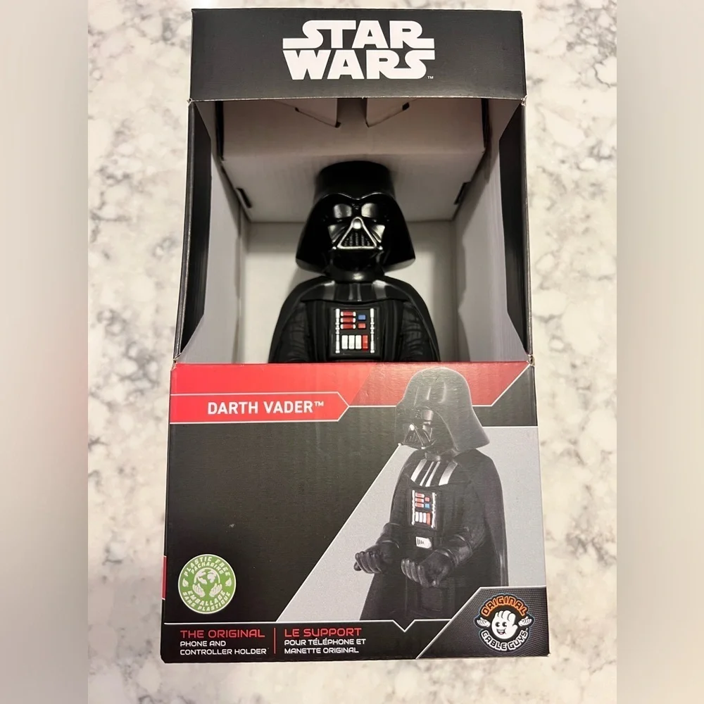 Star Wars Darth Vader Cable Guys Game Controller and Phone Holder Station New!